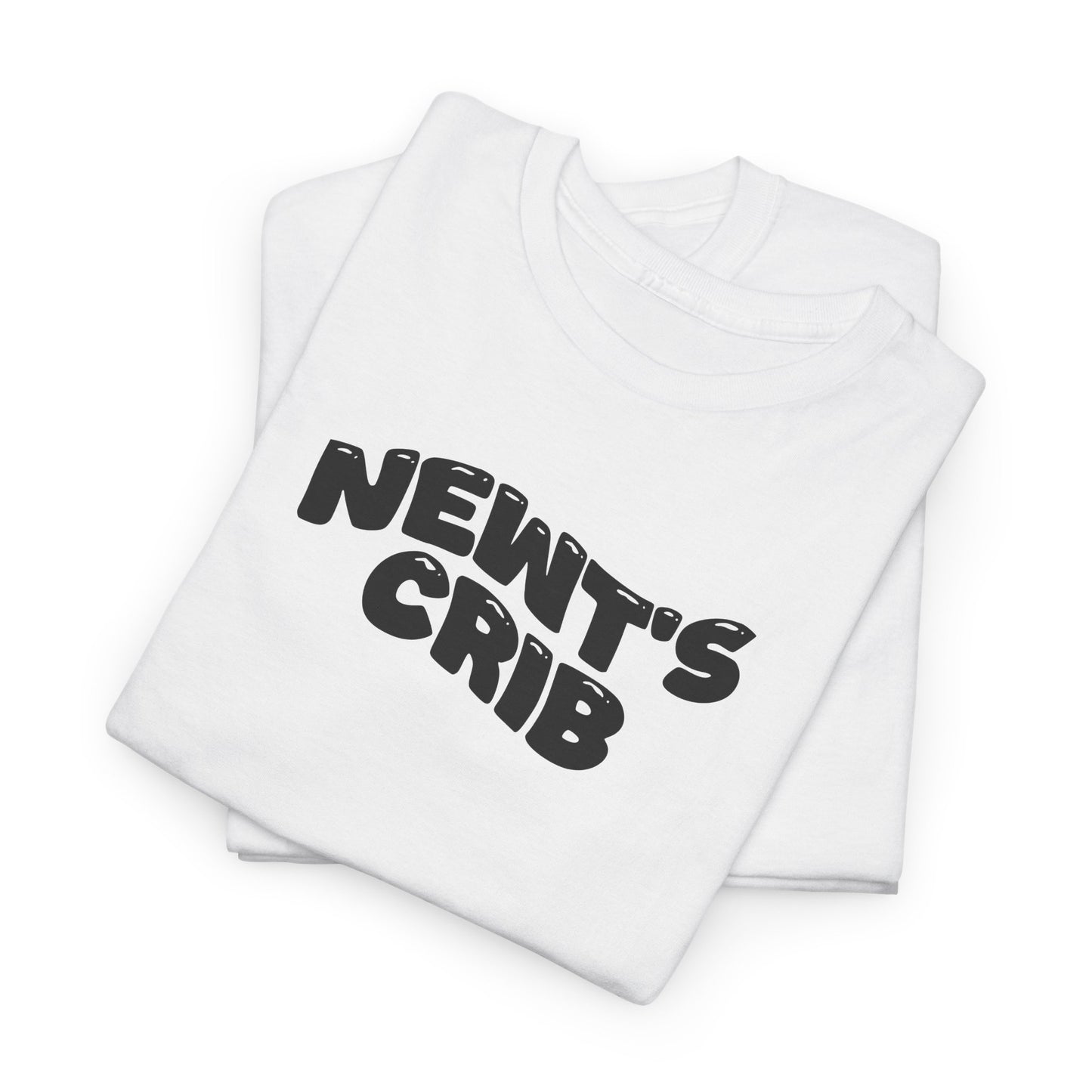 Newt's Crib Heavy Cotton Tee White